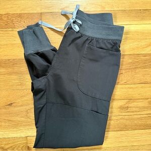 FIGS Black Jogger Scrub Pants